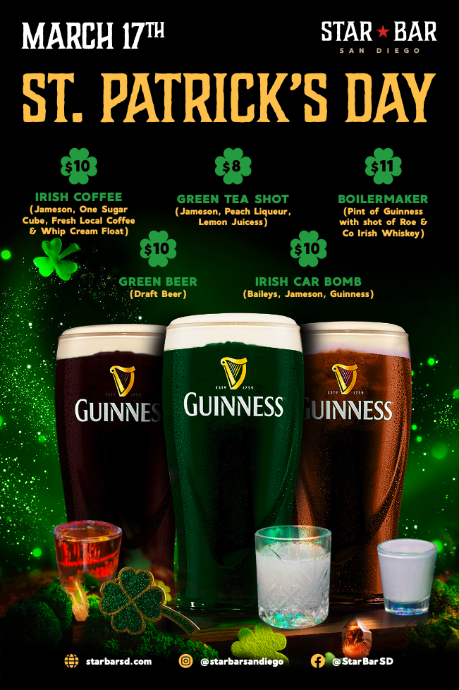 St. Patrick's Day - Star Bar